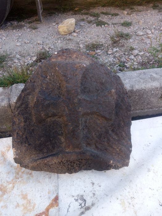 Pedra de forno em pedra velha