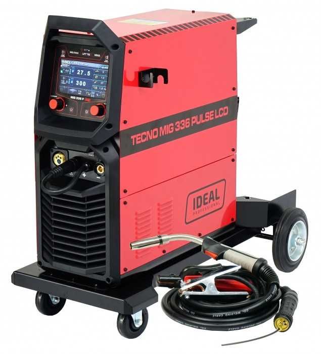 Spawarka migomat Ideal TECNO MIG 336 PULSE SYN LCD (zestaw) +15kg SG2