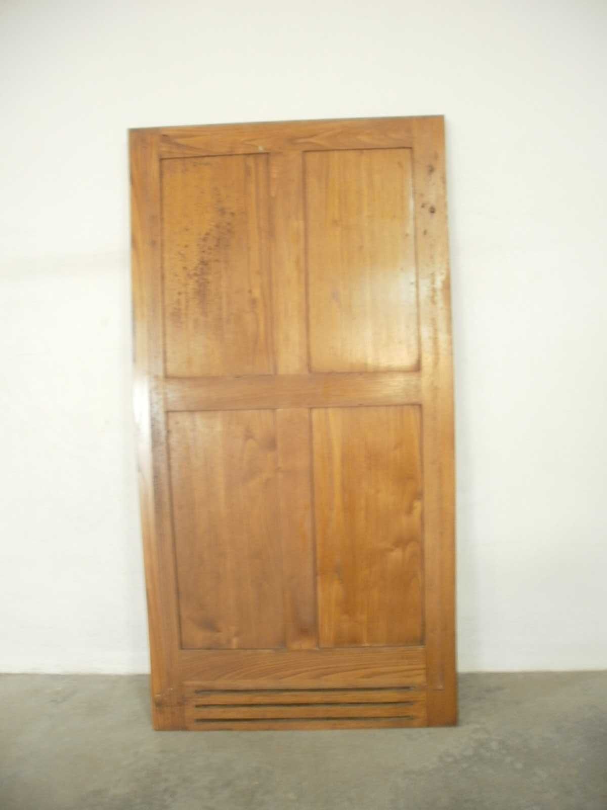 Porta de armário para frigorifico embutido em madeira de carvalho