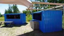Contentor de Bar Azul - Ideal para colocar na praia