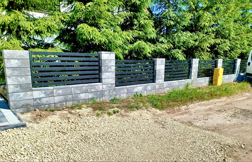 Ogrodzenie modułowe/łupane/ala klinkier