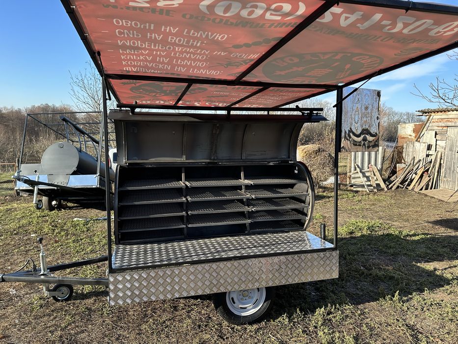 Bbq Барбекю Бочка на колесах