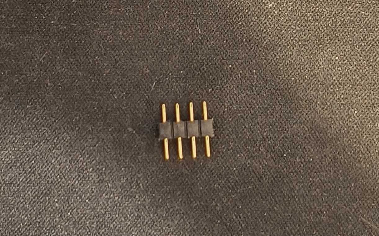 Gold piny do kontrolerów LED RGB 4 pin