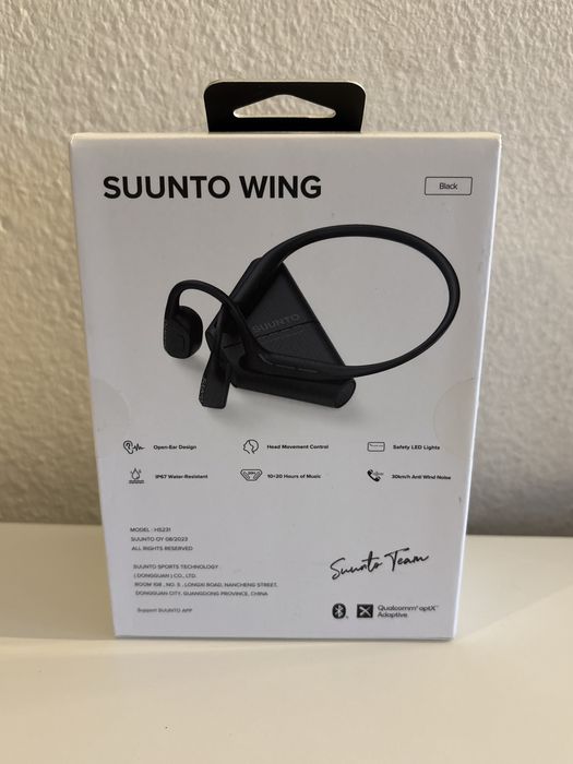Auriculares Bluetooth Suunto Wing Pretos