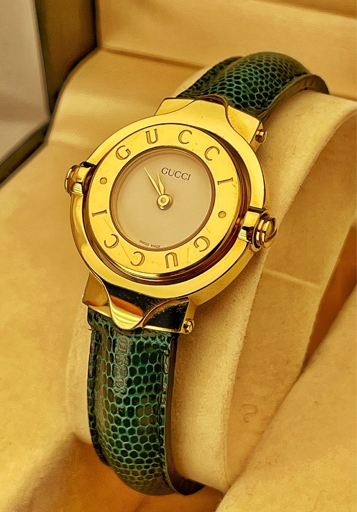 Годинник Gucci 6600l два кольори