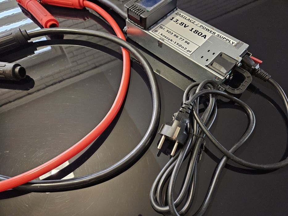 Zasilacz 14,4V 180A amperomierz/woltomierz  - Podtrzymanie Napięcia