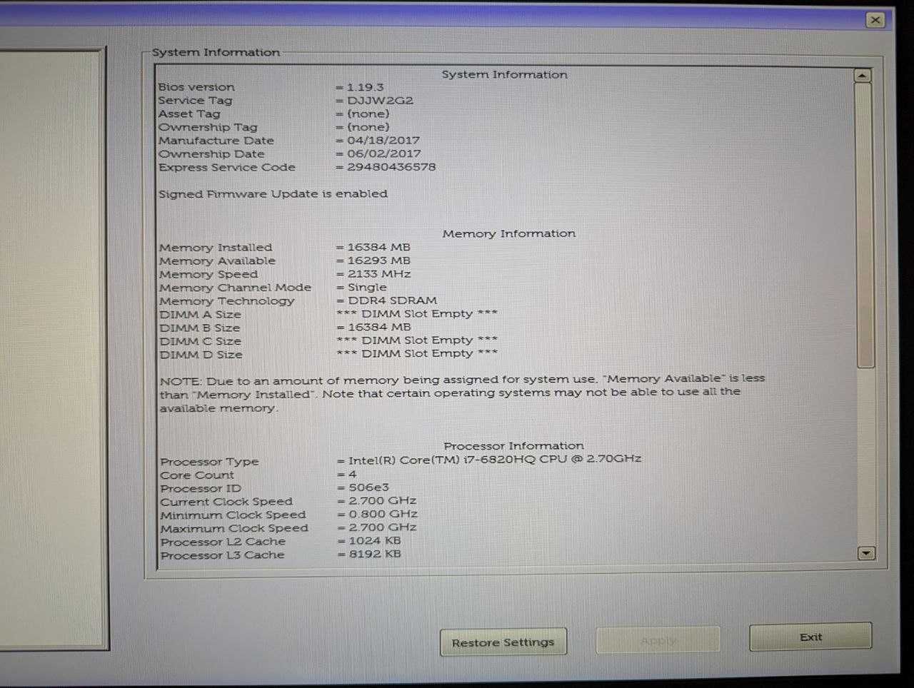Ноутбук Dell Precision 7510 FHD 256/16GB I7 6820HQ Quadro M2000M 4GB