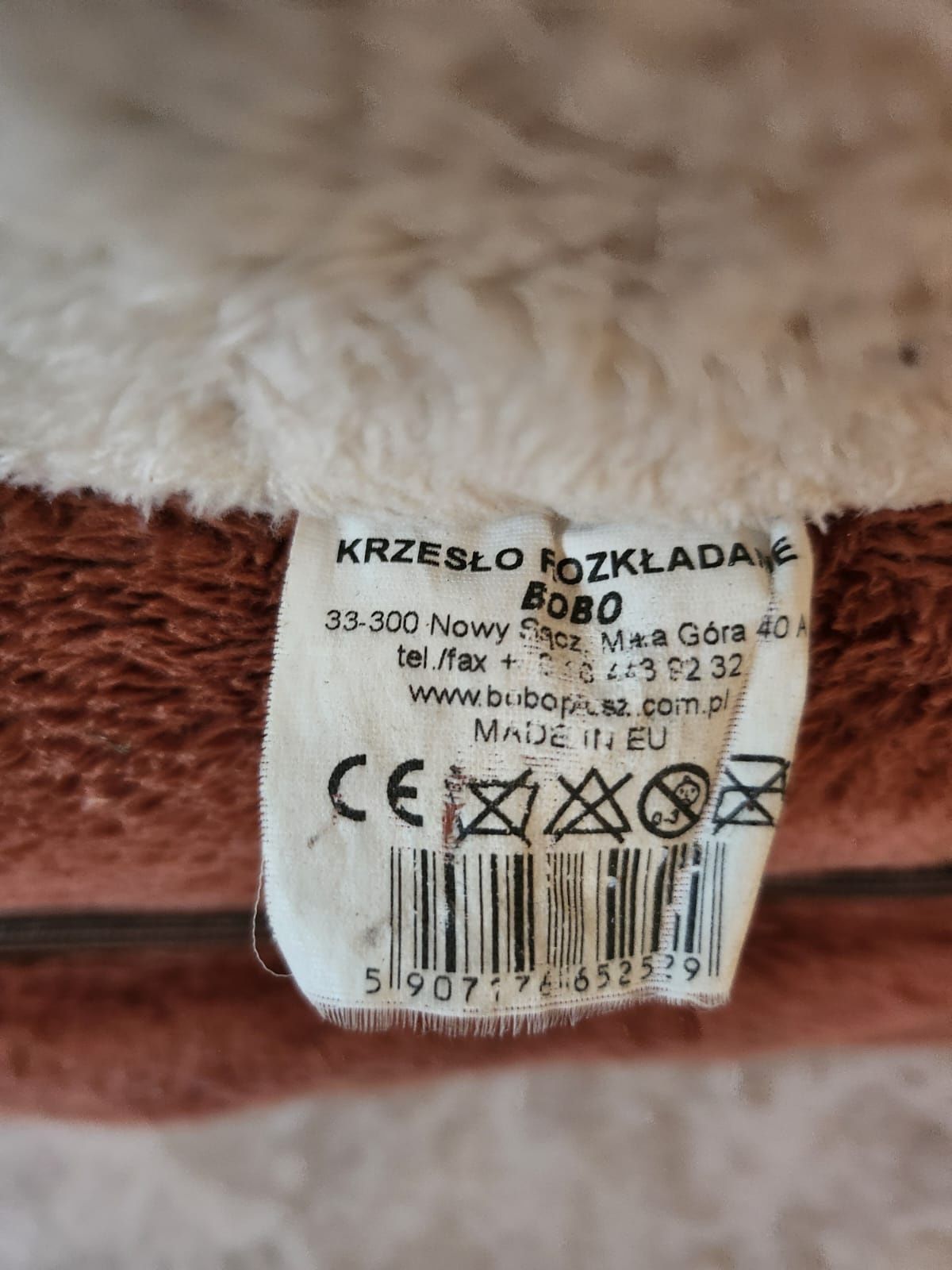 Krzesło rozkładane dla dziecka bobo miś