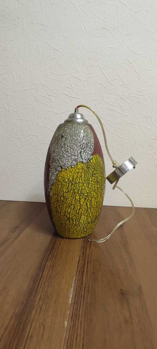 Оригінальна люстра мозаїка бите скло