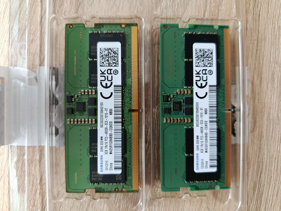 Оперативна пам'ять Samsung DDR5 16GB (2x8) 4800 MHz SO-DIMM