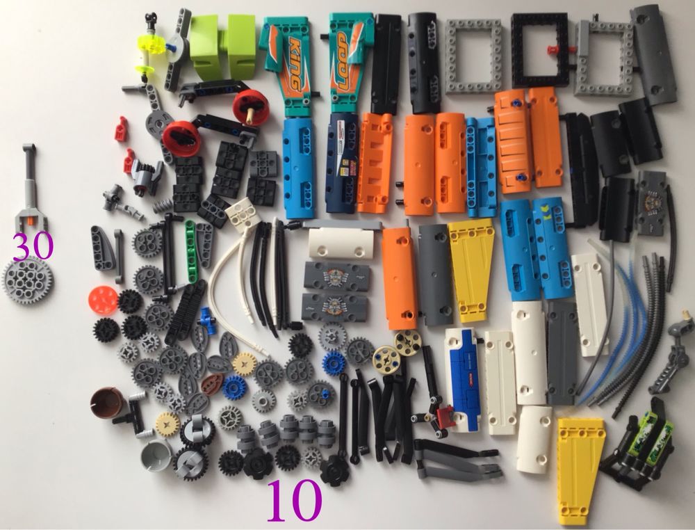 Лего, lego technic детали поштучно
