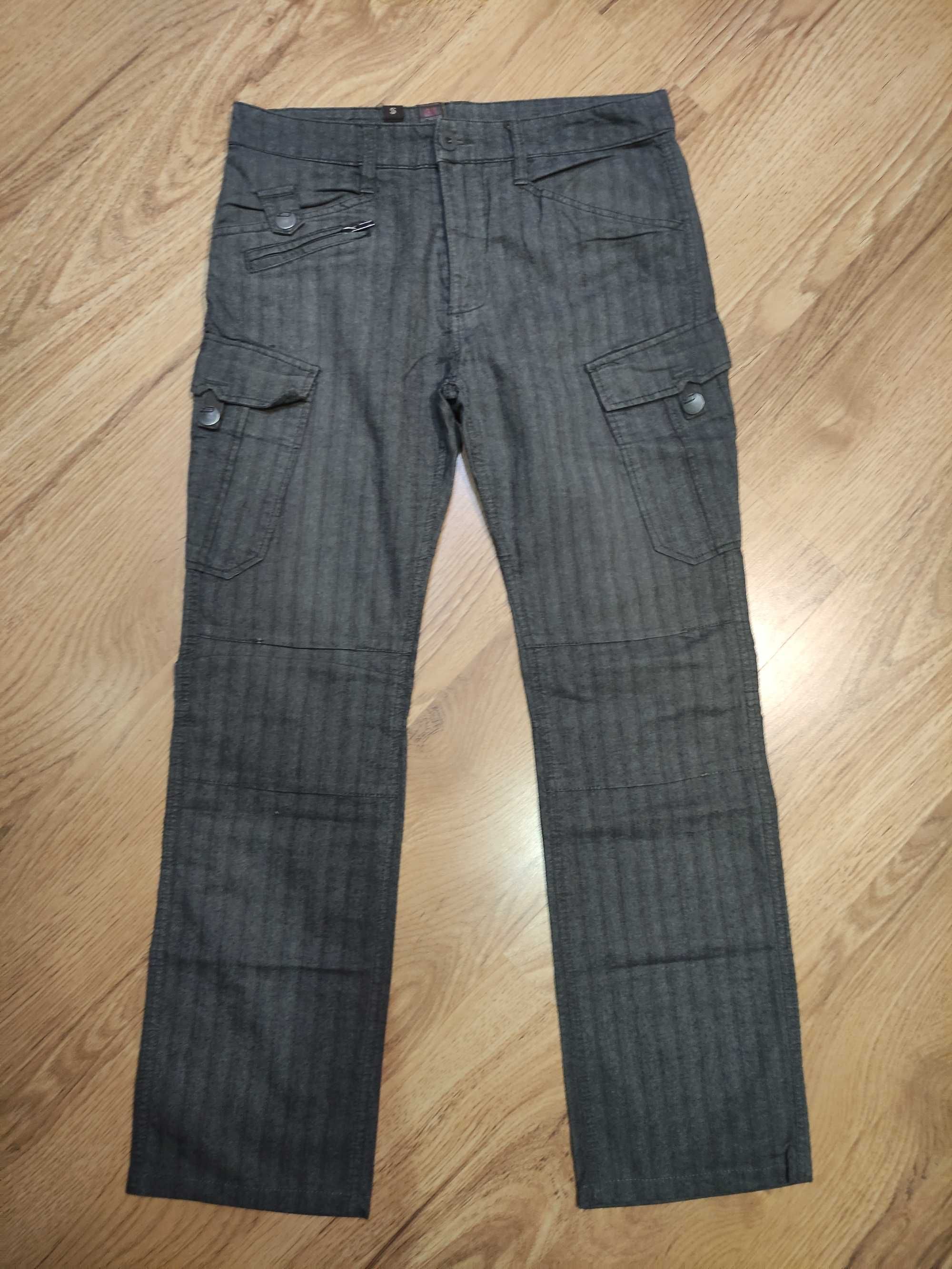 Spodnie dżinsowe, szare marki cropp r. M