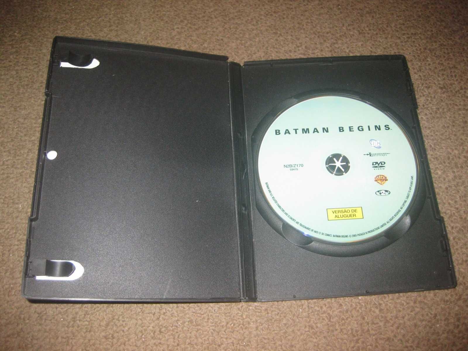 DVD "Batman - O Início" com Christian Bale