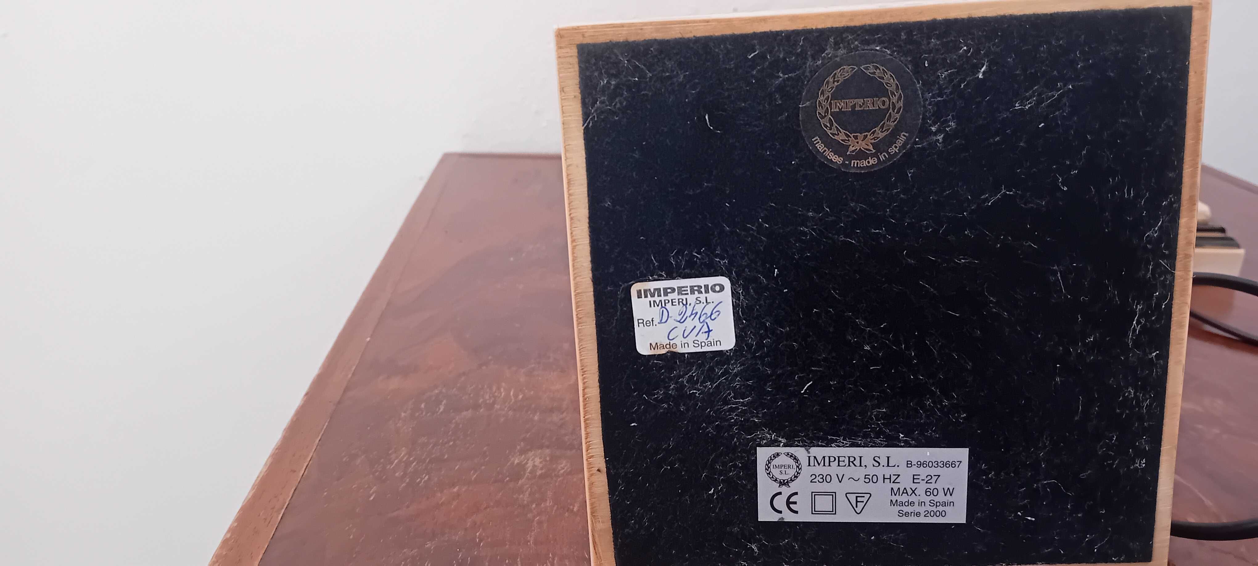 Dois Candeeiros de mesa Vintage