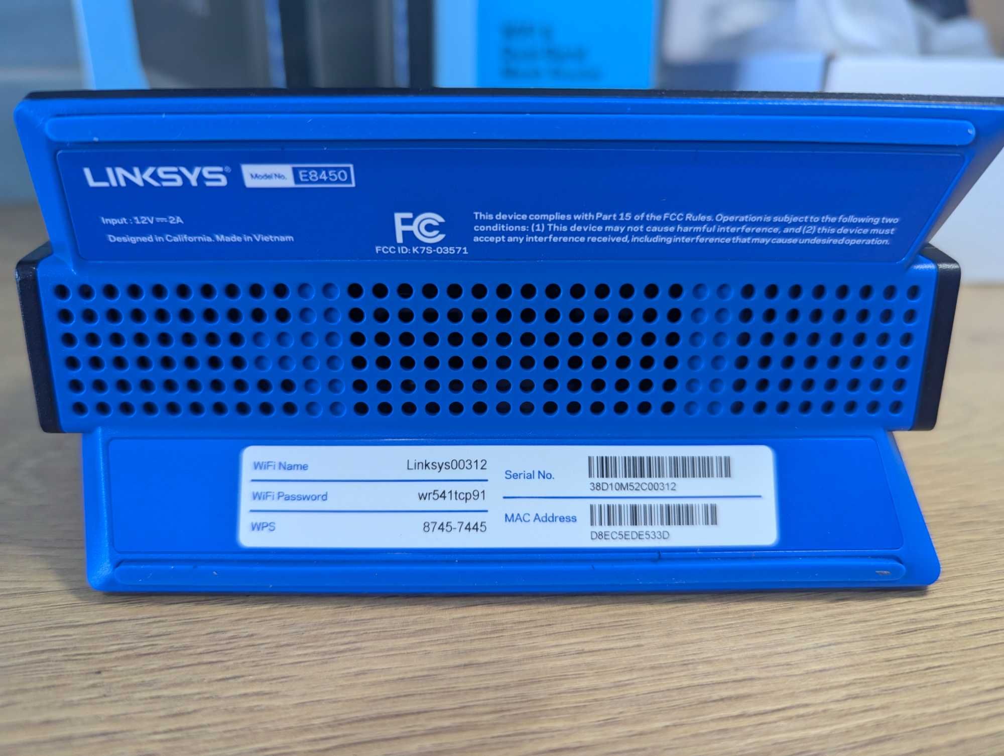 Роутер НОВЫЙ  Linksys Arena Pro WiFi6 AX3200 E8452 USA гигабит