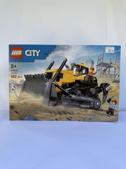 Lego Лего City Сити 60466 Желтый бульдозер