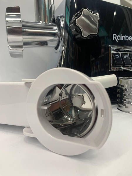 Электромясорубка С шинковкой  МЕТАЛИЧЕСКИЙ ШТОК RAINBERG 2272 3800WATT