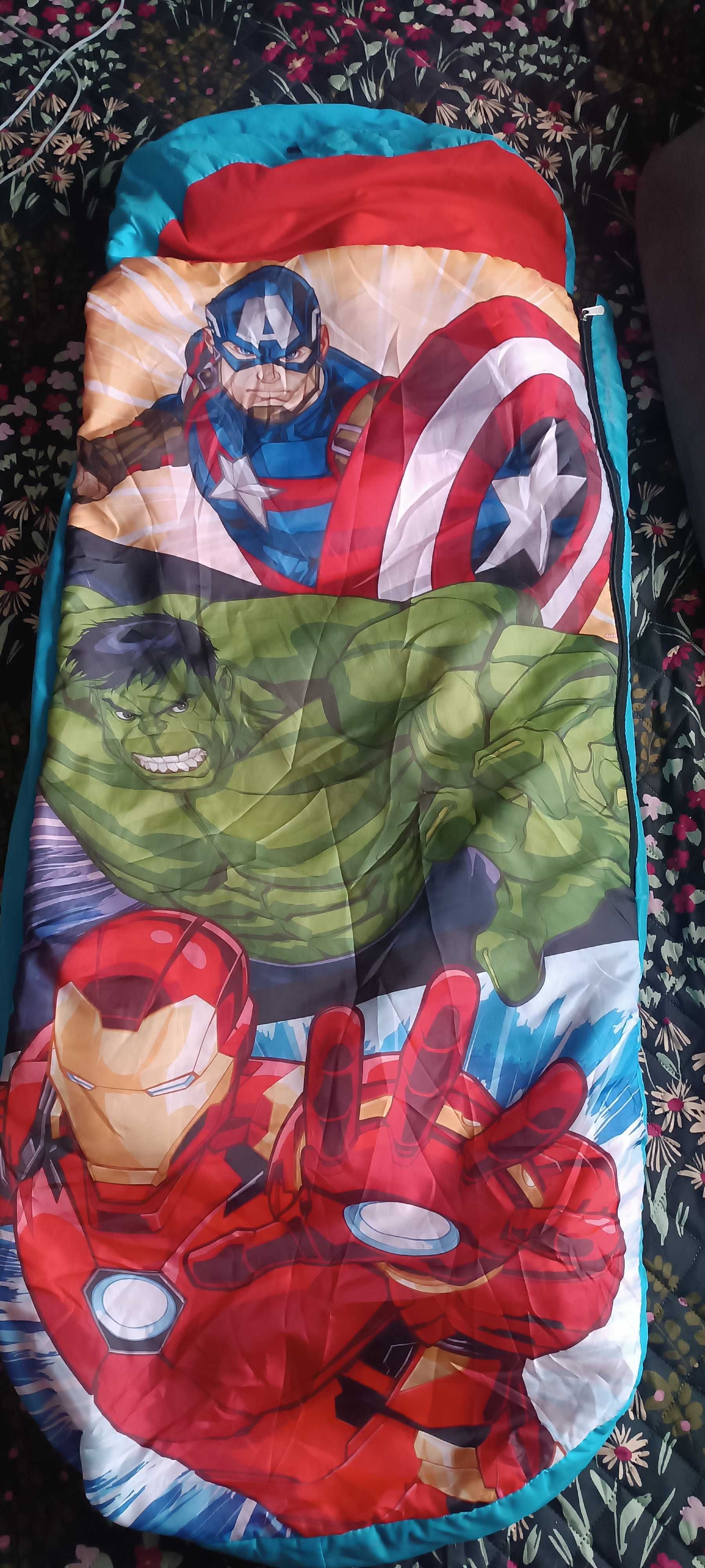 Łóżko materac śpiwór dla dziecka Readybed Avengers