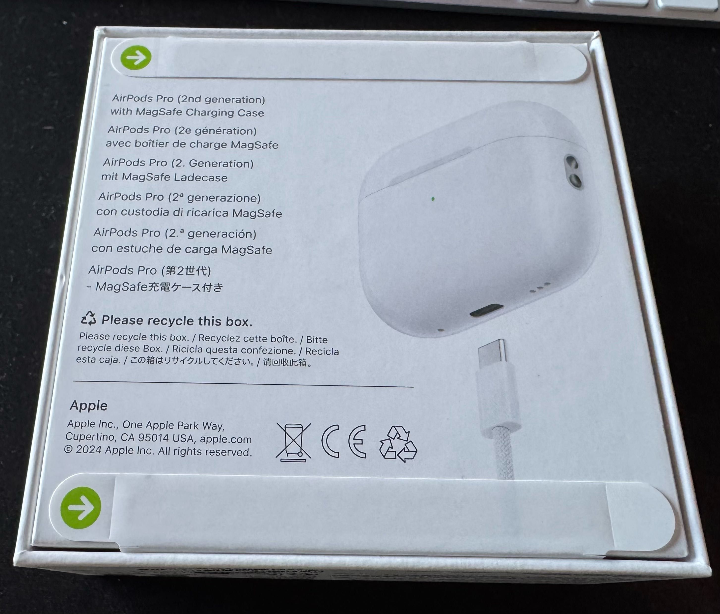 Apple AirPods Pro 2 - Nunca Abertos (Garantia Limitada até 09/2026)
