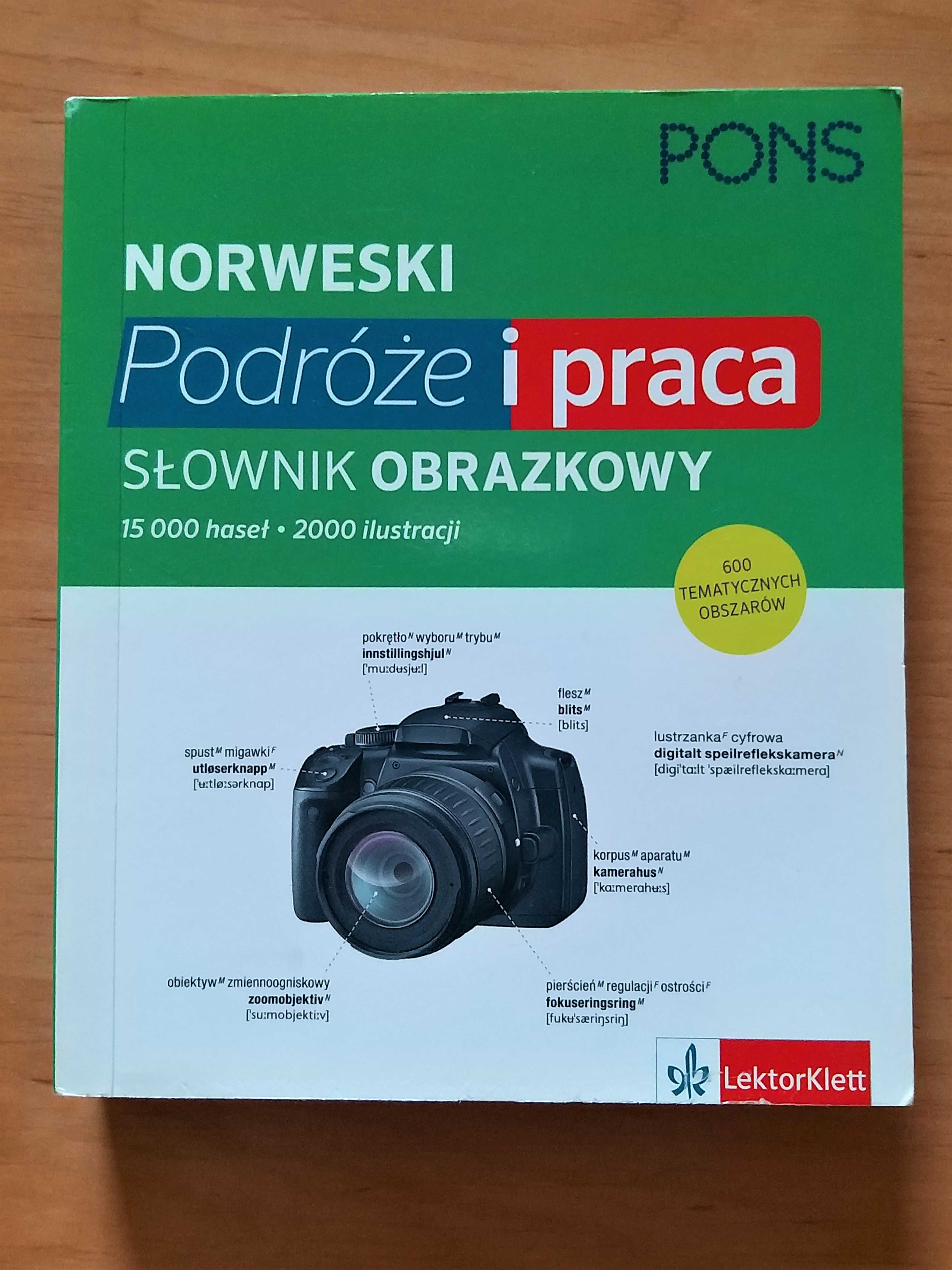 Norweski Podróże i praca Słownik obrazkowy PONS