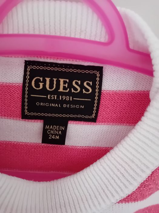Guess sweterek dziecięcy  24m