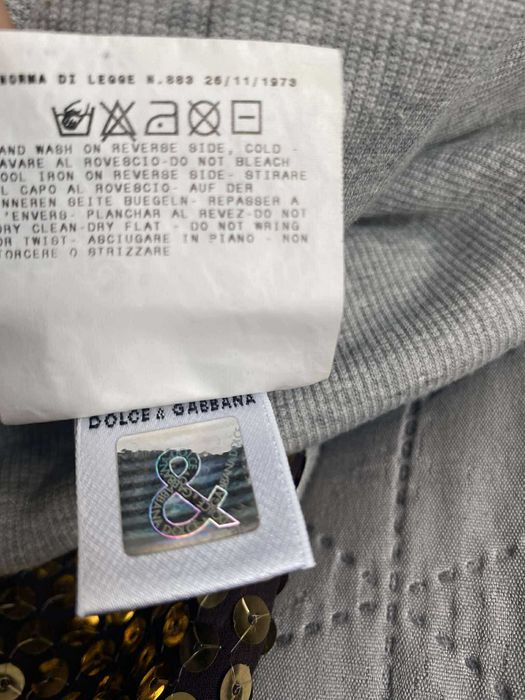 DOLCE&GABBANA markowy fantazyjny golf r. XS