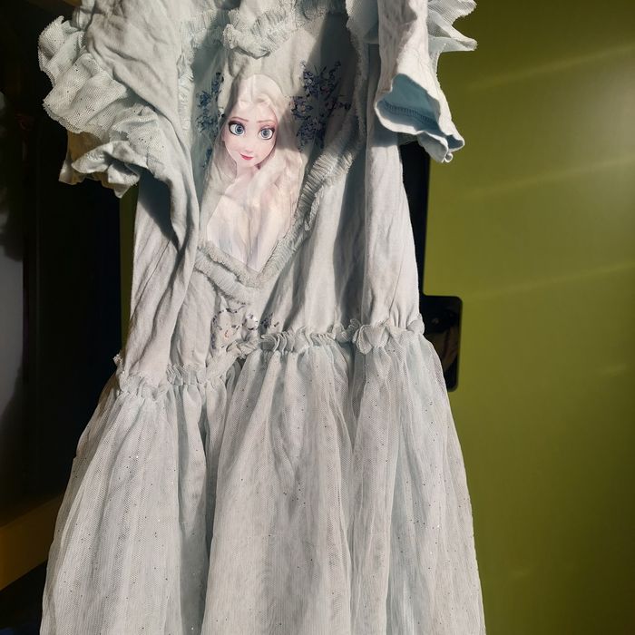 Sukienka Elsa frozen disney 128-134cm karnawał tiul brokat kostium