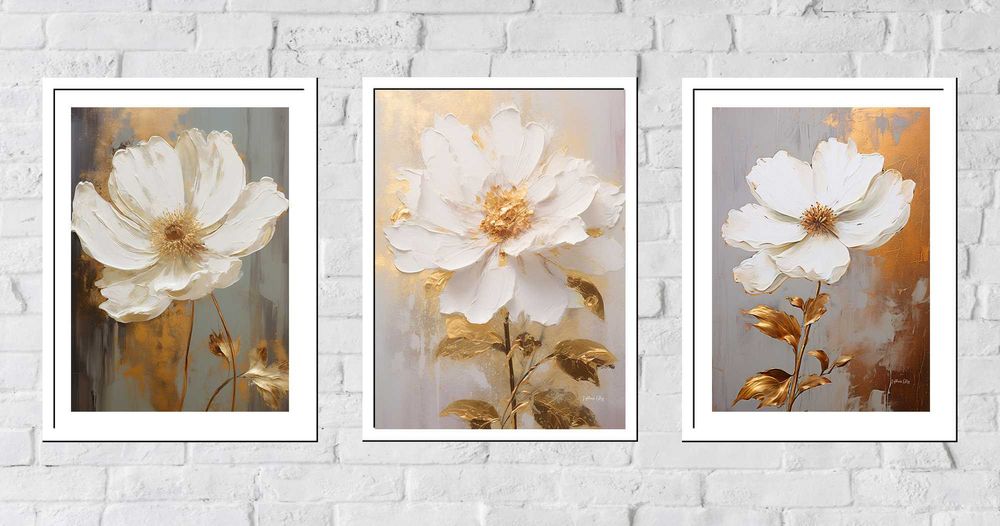 30x40 obrazy w ramie plakaty ramka KWIATY SZTUKA BOHO NOWOCZESNY BOHO