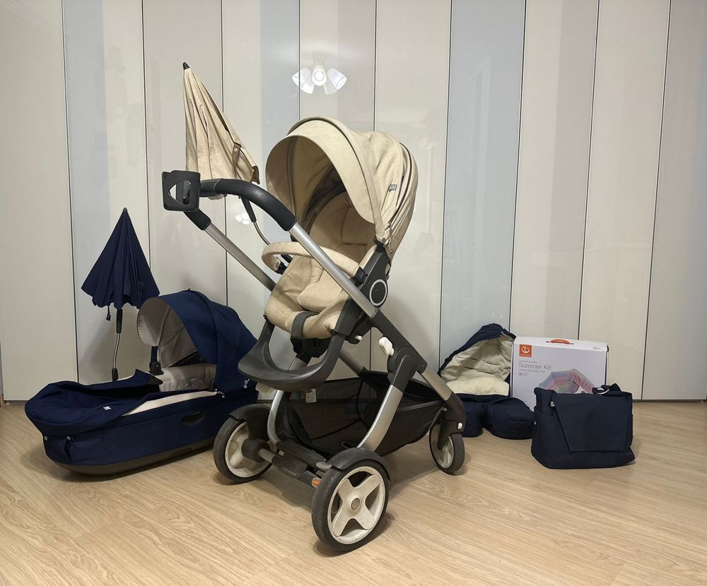 Коляска 2 в 1 Stokke Crusi идеальное состояние