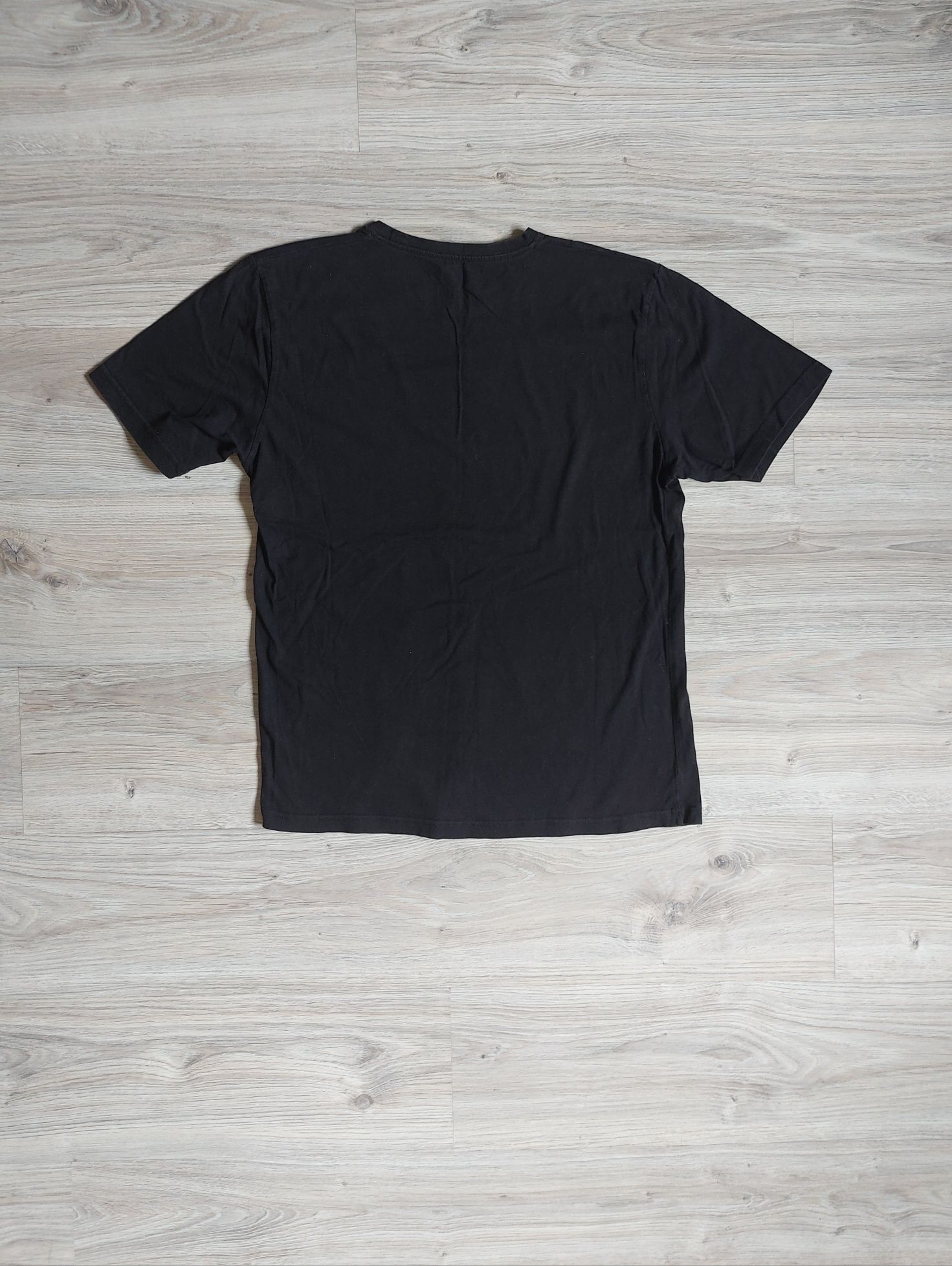 Koszulka, M, 100 bawełna, czarna, z nadrukiem