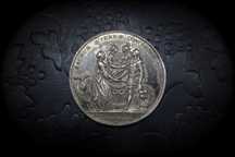Medalha Prata Ludovicus XV Rex 1770