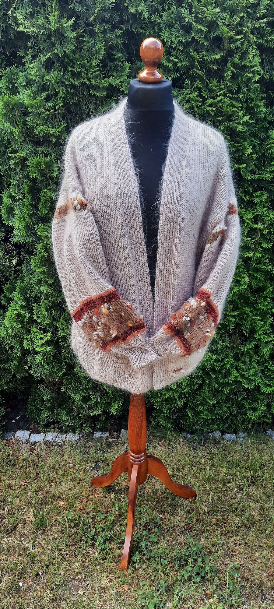 Sweterek handmade oversize