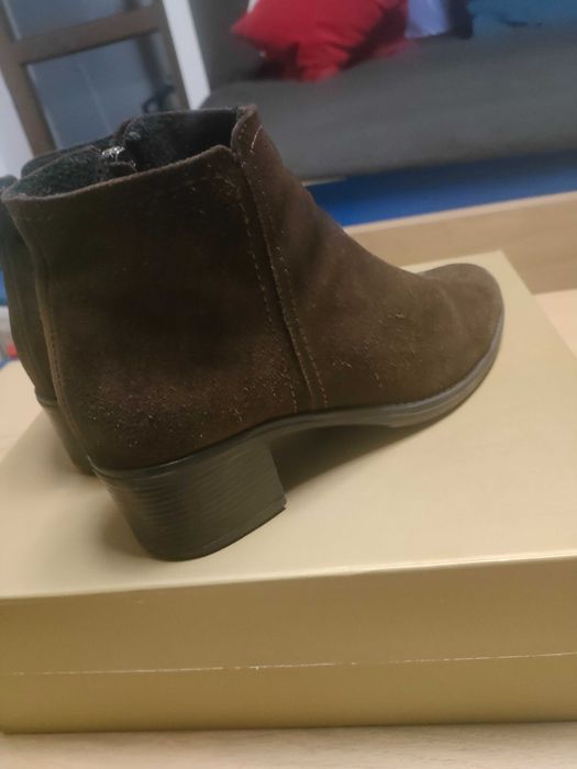 Na zimę Botki Lan-Kars D421 Brąz r. 39