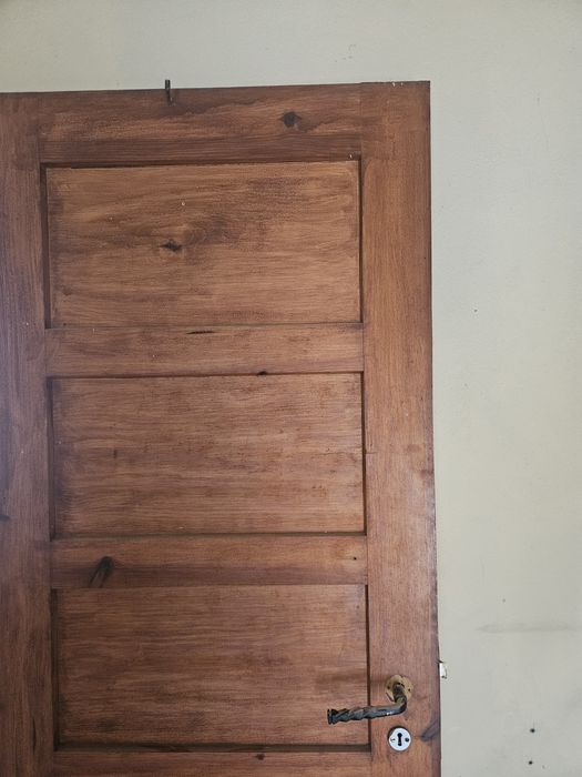 Porta madeira sem aro