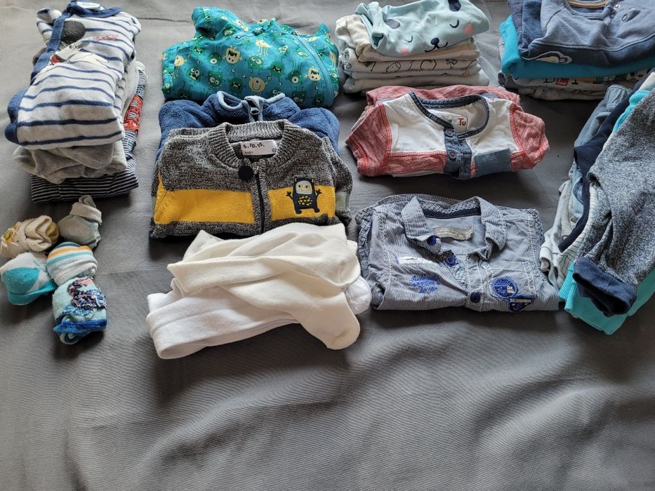 Paka ubrań 68 wiosna lato jesień dla chłopca