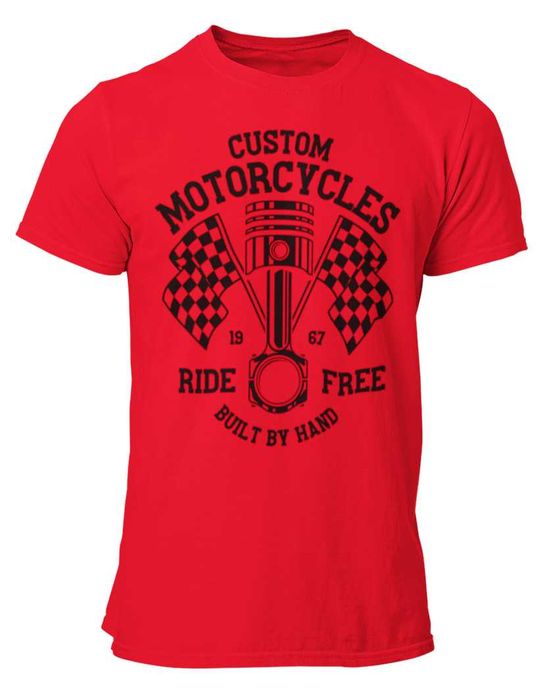 Koszulka męska ZESTAW 3 sztuki MOTOCYKLOWE komplet 3pak T-shirt