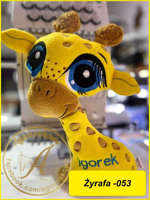 Pluszak Maskotka Zabawka Przytulanka Poduszka Żyrafka - Żyrafa