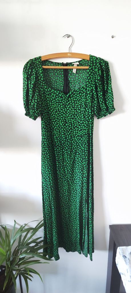 Zielona sukienka H&M