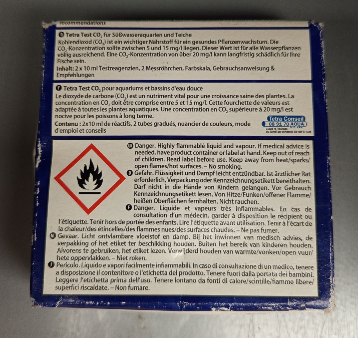 Test CO2 do pomiaru wody
