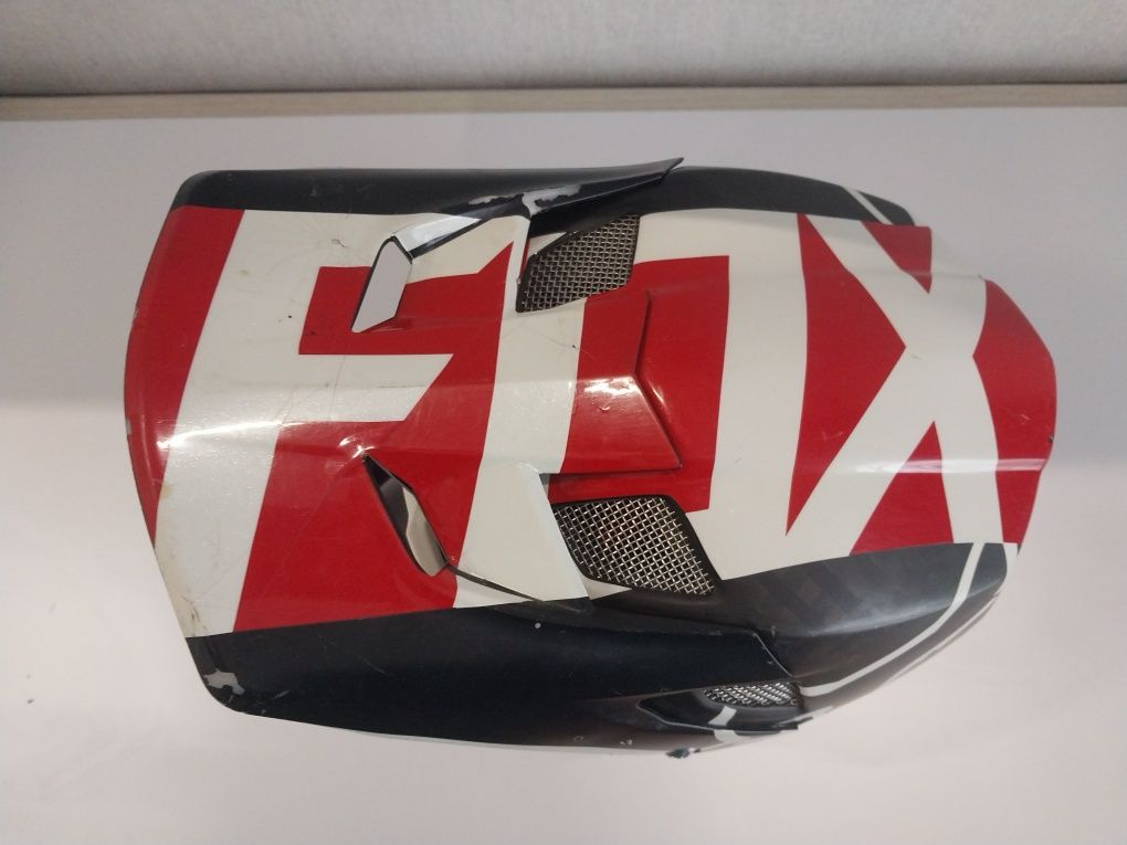 Шолом  Fox Rampage Pro Carbon Full Face Mips Helmet Libra White