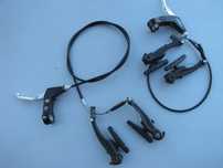 Dobre Hamulce V-break TEKTRO + Klamki SHIMANO ALIVIO! Nowe klocki!