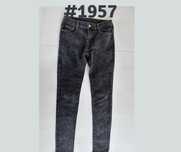 Spodnie jeansowe marmurkowe szaro-czarne Gemello M/38 #1957