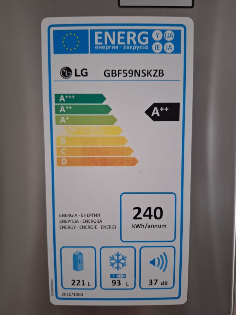 Lodówka LG no frost uzywana sprawna stan bdb