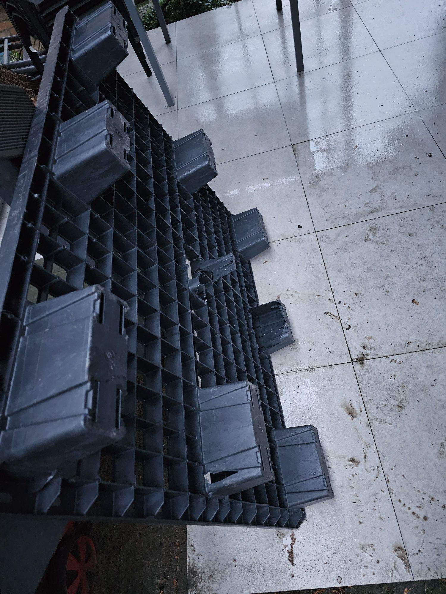 Paleta Plastikowa 120x100 Tworzywo Ażurowa Wysyłka Lotnicza 500kg Łado