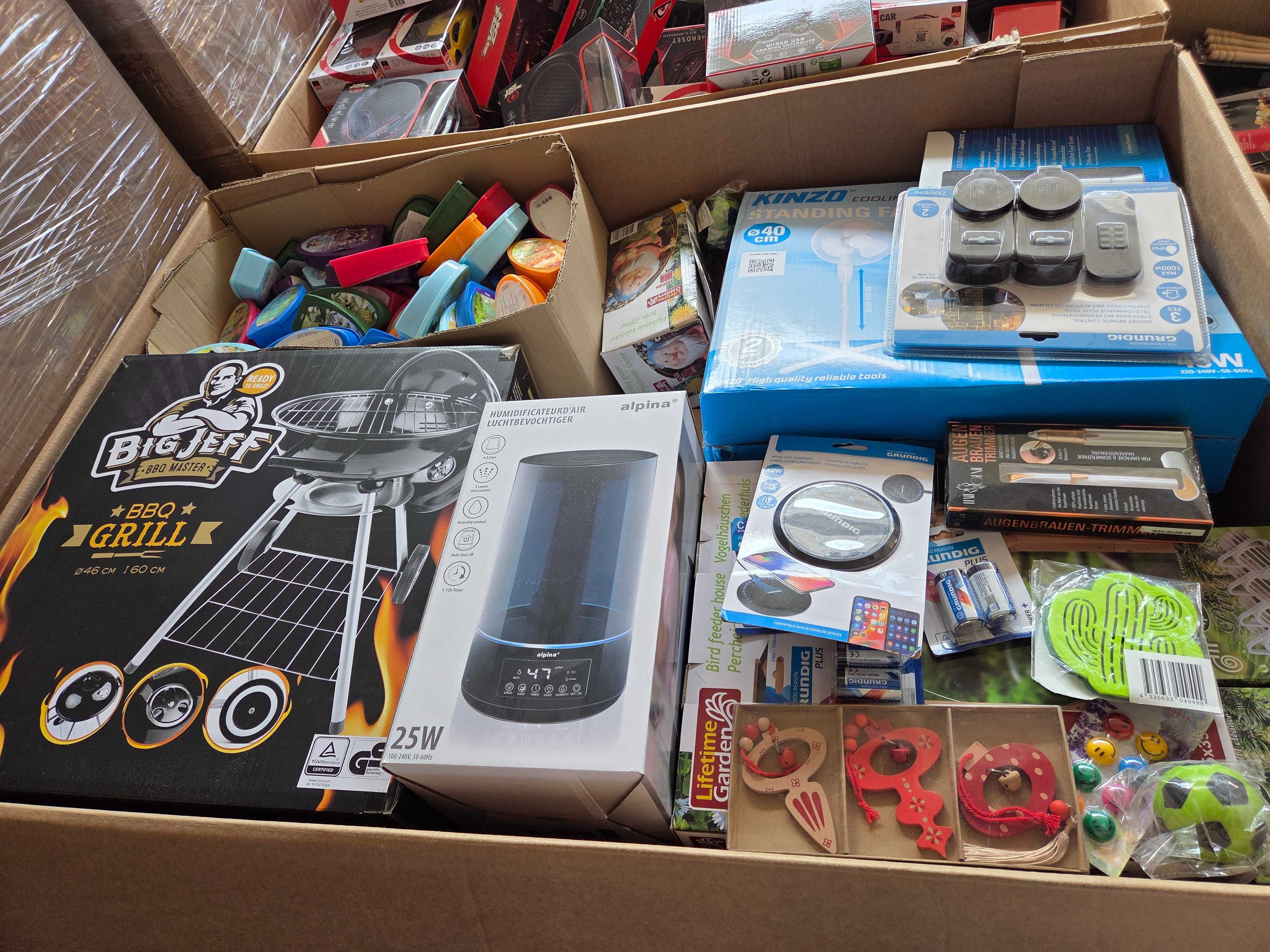 Palety mix boxy hurt zwroty konsumenckie Kesser Amazon Costway Tchibo