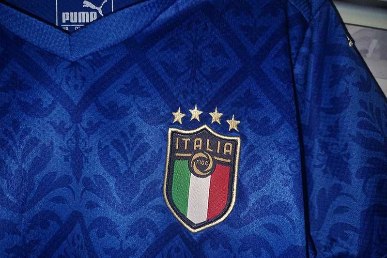 Italia - Włochy F.I.G.C. Puma DryCell 2020-22 home size: YM-134 cm