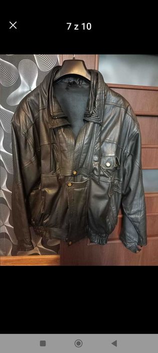 Kurtka skórzana męska