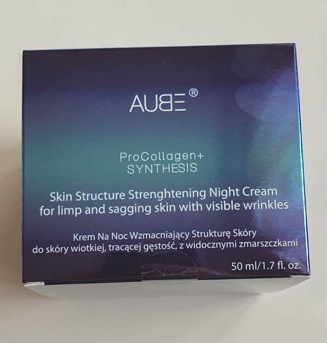 Krem do twarzy na noc Aube Laboratories wzmacniający strukturę skóry