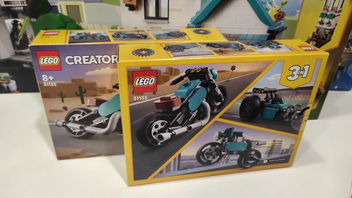 Конструктор LEGO Creator 31135  Винтажный мотоцикл (128 деталей)