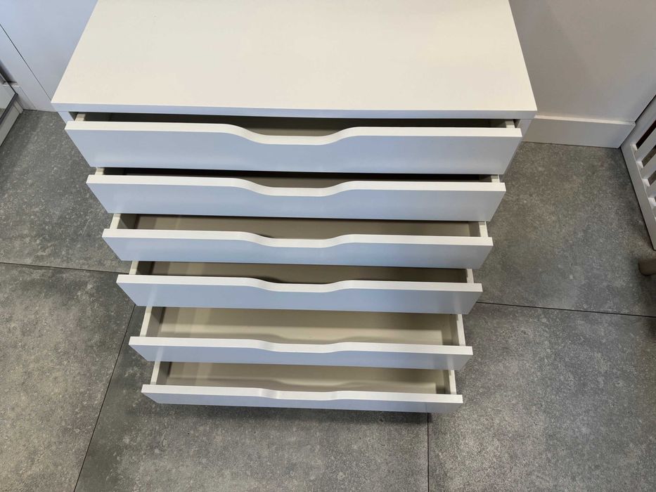 Komoda biurowa na kółkach z szufladami ALEX IKEA -stan bdb REZERWACJA